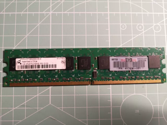 Mémoire RAM Samsung 8GB DDR3  2Rx4 PC3-10600R ECC pour serveur