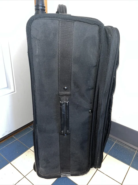 TUMI 23"  Black Nylon Carry On luggage rolling wheeled suitcase upright Alpha 2