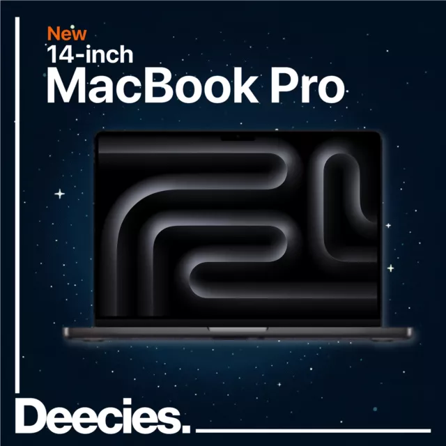 14-in MacBook Pro Apple M3 Pro 11-core CPU 14-core GPU 36GB Ram 512GB SSD Black