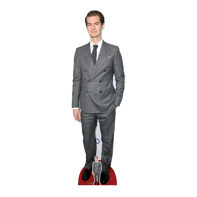 ANDREW GARFIELD GREY Suit Lifesize Cardboard Cutout / Standee with FREE