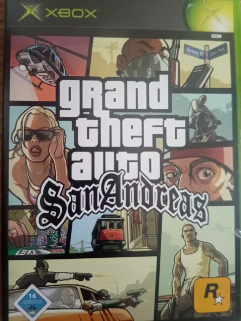 Grand Theft Auto: San Andreas (Dt.) (Microsoft Xbox, 2005) MIT Landkarte