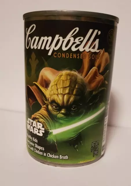 Star Wars YODA Collectible Campbell Soup Can ~ Sealed ~ Expired