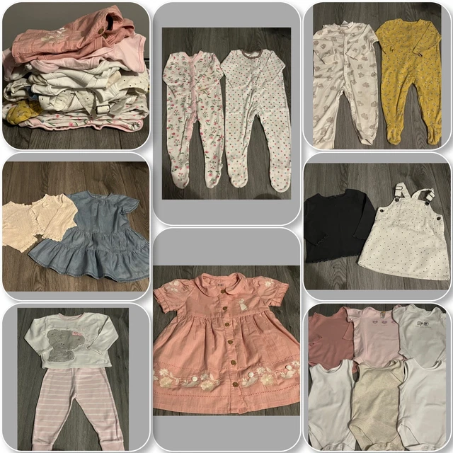 pacchetto vestiti bambina 9-12 mesi (c35)