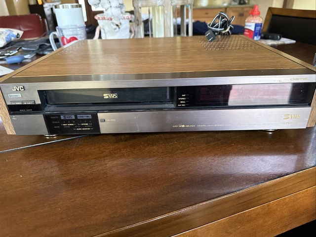 RARE JVC HR-S8000U Super VHS Video Cassette Recorder S-VHS Tested