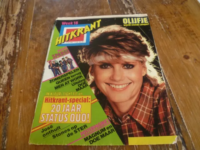 Hitkrant 1982: Olivia Newton John/Spargo/Magnum/Bucks Fizz/Queen/Tight Fit