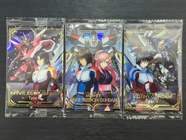 I 032 1-032/033/034 UR SET Kira Lacus Athrun Shin Gundam SEED FREEDOM Wafer ...