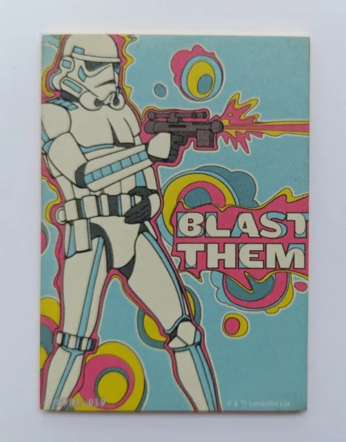 2023 Card.Fun Licensed Star Wars World Art Blast Them Holo Foil 027/100