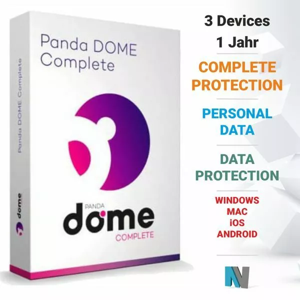 Panda DOME Complete 2024 Multi-Device 3 PC Gerät 1 Jahr