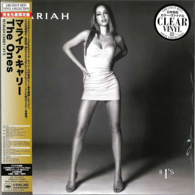 Mariah Carey The Ones Clear Vinyl Japan Press 2 LP Record with OBI Limited