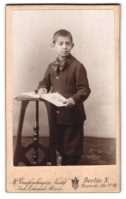 Fotografie H. Greifenhagen Nachf., Berlin, Brunnen-Straße 17-18, Portrait junge