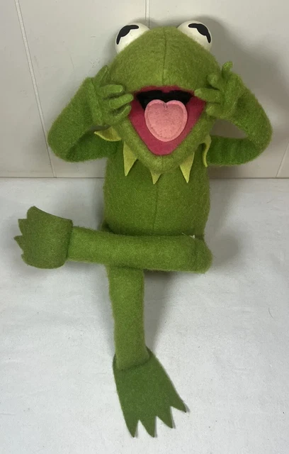 Kermit the Frog Fisher Price 850 Jim Henson Muppets Doll Plush 18" Vintage 1976
