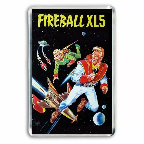 Retro  -Fireball Xl5 -Steve Zodiac Venus-Annual Cover  Art Jumbo Fridge Magnet