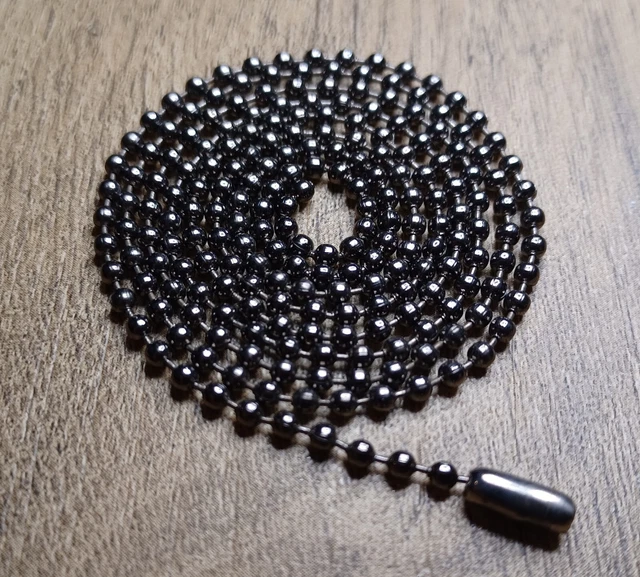 Aazon.co: Gold Oxide Stainless Steel Ball Chain Necklace - 3.2, 29