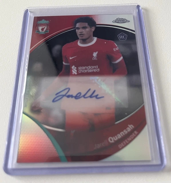 2023/24 TOPPS LIVERPOOL Chrome Jarell Quansah Rookie Auto 2023/24 TOPPS LIVERPOOL Chrome Jarell Quansah Rookie Auto