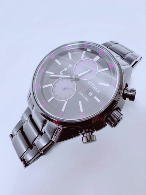 CITIZEN FF14 COLLABORATION Solar Watch LIGHT FF14 Limited Metal