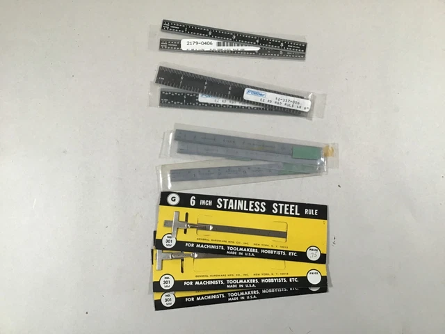 Metal ruler collection  R6L5B1