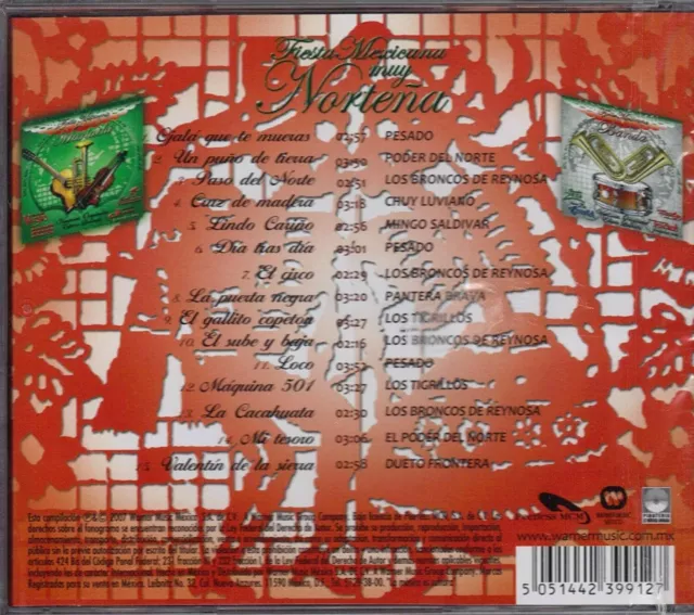Pesado,Poder Del Norte,Los Broncos De Reynosa,Chuy Luviano,Mingo Saldivar Cd
