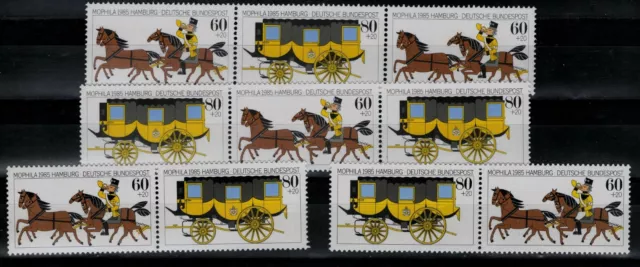 BRD Zusammendrucke Tag der Briefmarke Mi. - Nr. W Zd 5 - W Zd 8 postfrisch