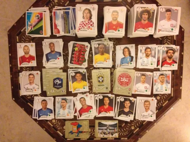 PANINI - GROS LOT AU CHOIX - Foot World Cup 2018 vignette sticker figurine card