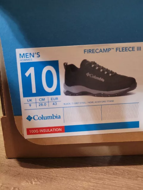 Columbia - Firecamp Fleece III - Hiking Shoes - US Men’s Size 10