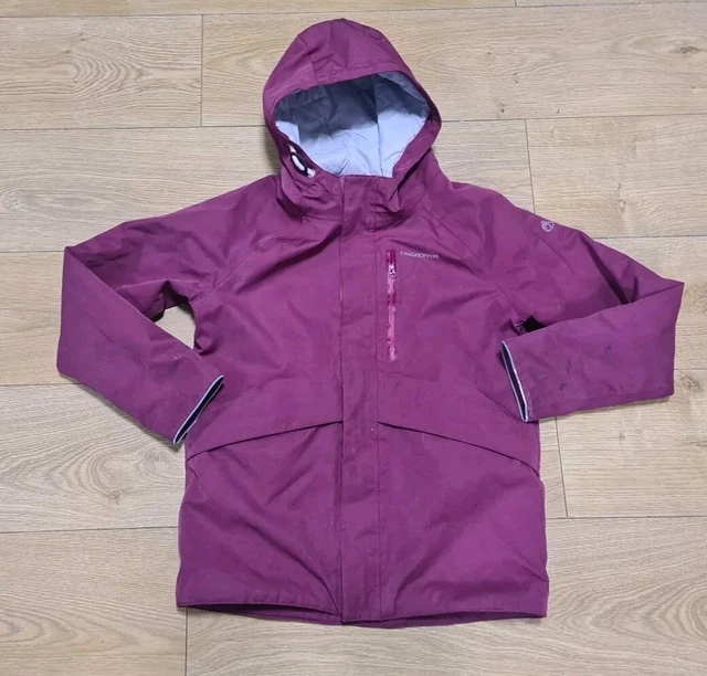 11 12 YEARS GIRLS Craghoppers Aqua Dry Insulated Coat Purple 69 11.99 PicClick UK