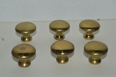 Vintage Brass Knobs Pulls For Drawers Six Pieces Very Good Conditions