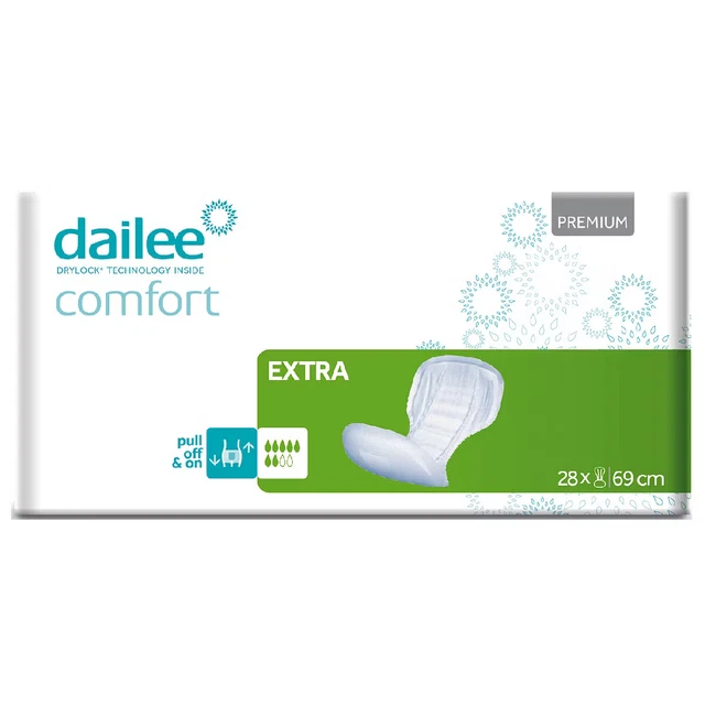 Dailee Comfort Premium Extra anatomische Einlagen, 28 Stück, blitz UPS