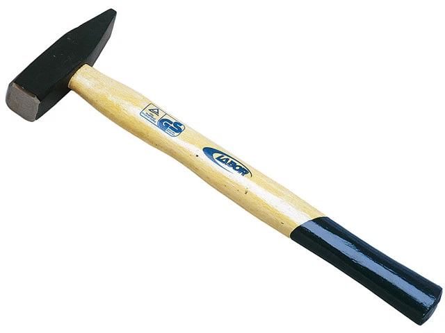 Marteau Allemand Tête din 1041 avec Poignée en Bois Peint Poli 200 Gr