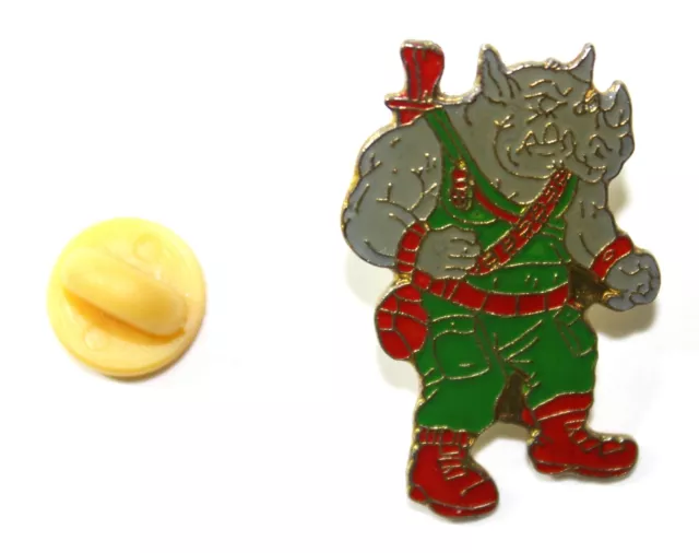 Teenage Mutant Ninja Turtles (TMNT) ROCKSTEADY Pin 3 x 2 cm. (1.2" x 0.8") VHTF