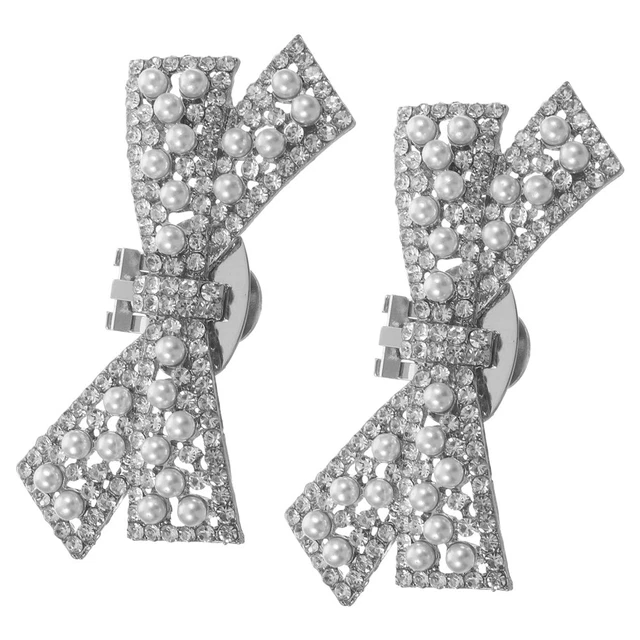Fibbia per scarpe fiocco applicazione accessori per scarpe clip per scarpe