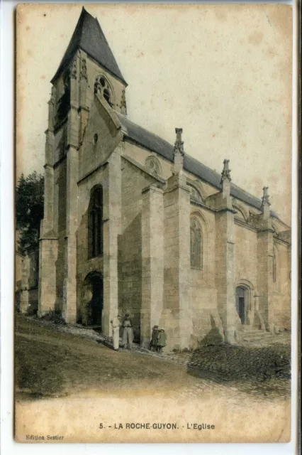CP 95 Val-d'Oise - La Roche-Guyon - L'Eglise