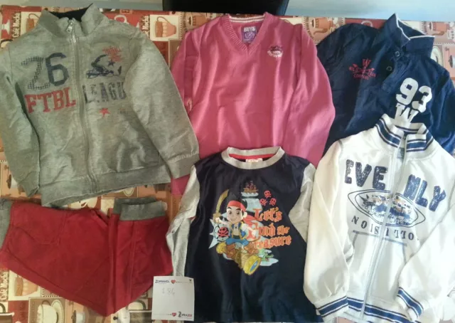 lotto 784 stock abbigliamento bimbo bambino 5/6 anni