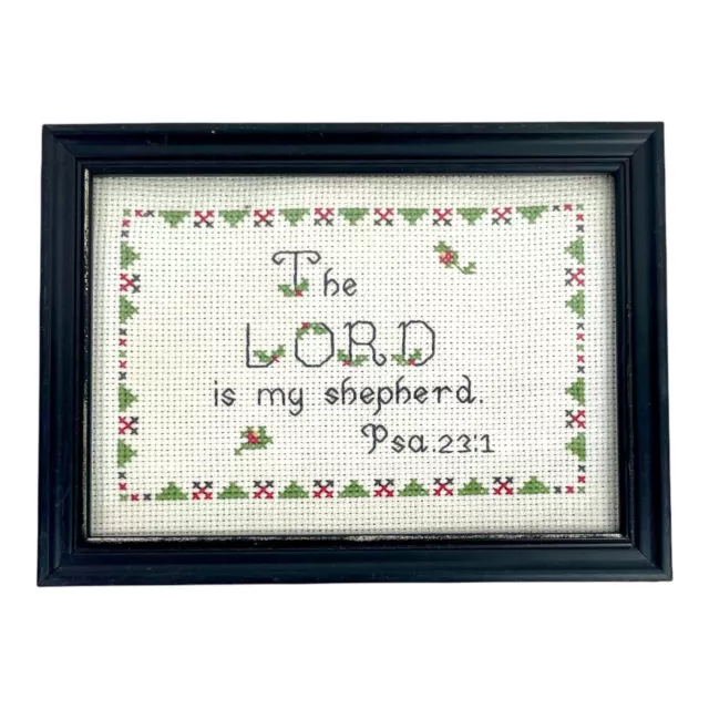 SENOR Pastor Salmo 23:1-3 Spanish Cross Stitch