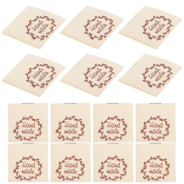 100 Pcs Nähen Von Etiketten Für Handgefertigte Artikel Der Stoff