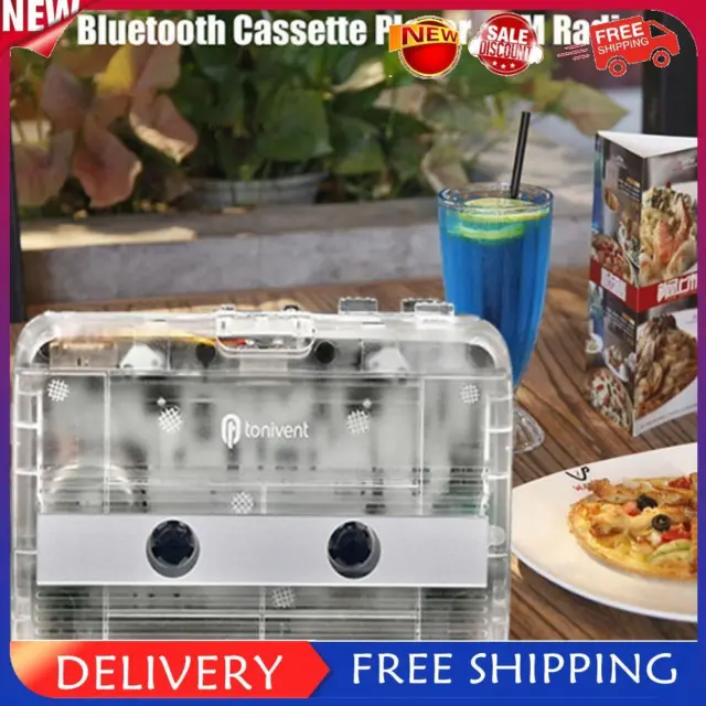 Walkman Cassette Player FM Radio Bluetooth-compatible Music Audio Tape Player