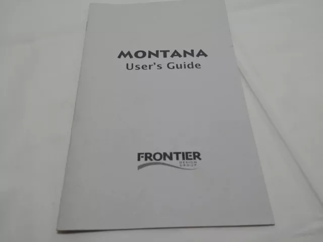 Frontier Adat Montana Users Guide