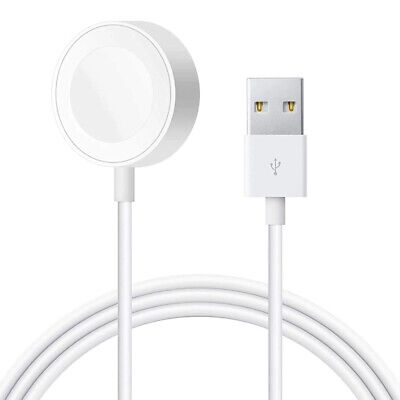 4 PIN MAGNETICO PORTA USB Cavo Dati Caricabatterie potenza Adattatore Per Smart Watch-Bianco 