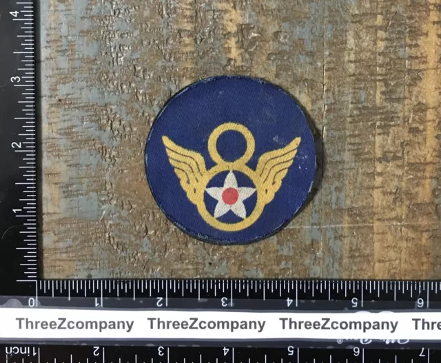 WW2 US Army Air Corps 8th Air Force Printed Patch No Glow