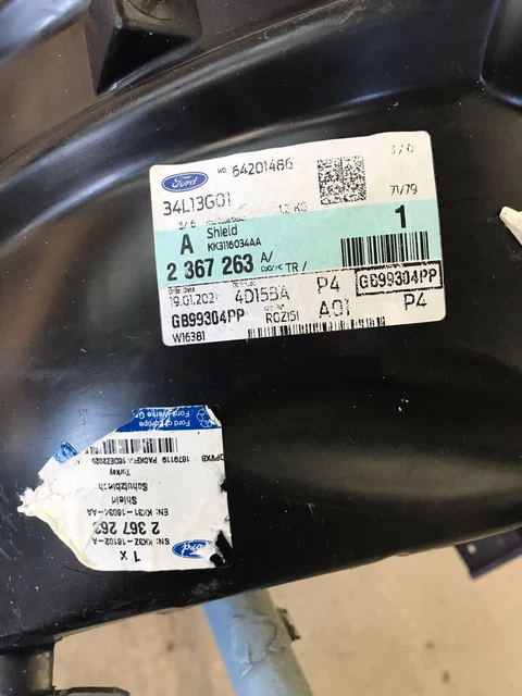 NEW GENUINE FORD Transit MK3 Front Wheel Arch Liner Guard 2367263 £35. ...
