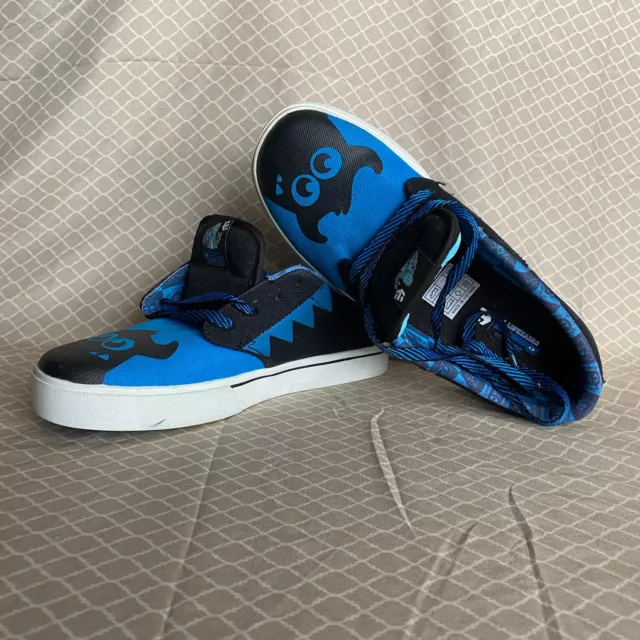 Etnies Boys Youth Skate Shoes Disney Sully Monsters University Black Blue Size 6