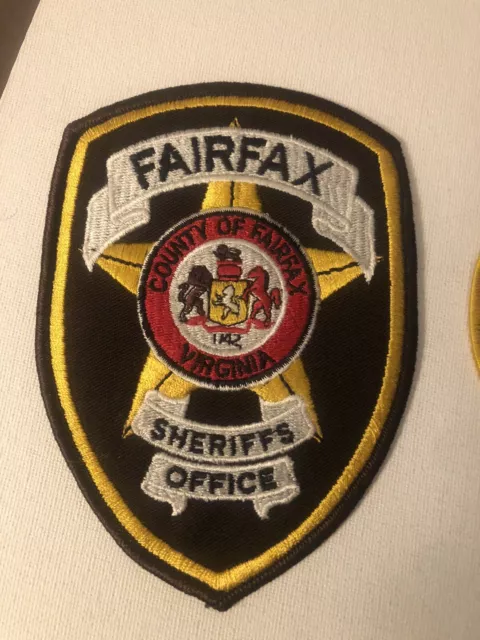 Virginia  Police  -  Fairfax County Sheriff  VA  Police Patch