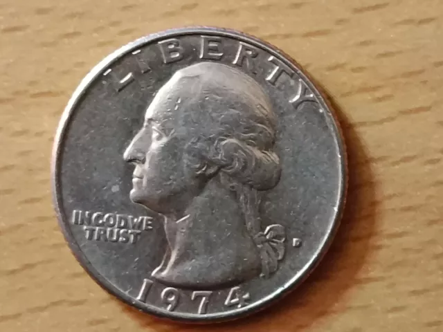 1974-D Washington Quarter (Circulated)