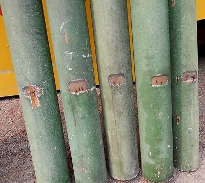 4 Antique GREEN Porch Posts 5 1/2" x 75" Tall - VG Cond - Buy Any Quantity 9