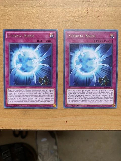 Yugioh Eternal bond KICO-EN025 rare kings court set of 2
