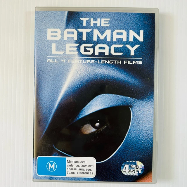 THE BATMAN LEGACY - Batman, Returns, Batman & Robin, Batman Forever 4 ...