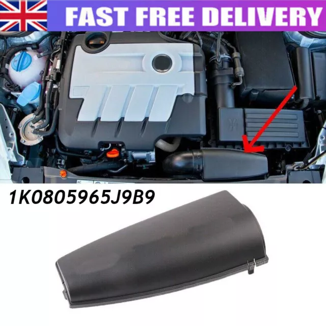 Air Intake Duct Cover Lid For AUDI A3 VW Jetta Golf SKODA 1K0805965J9B9 UK