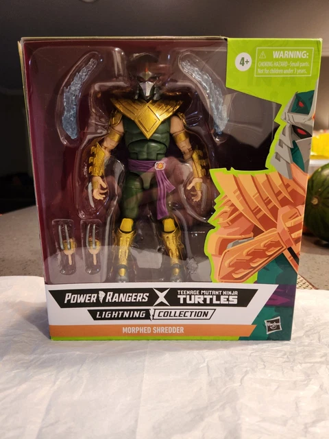 Power Rangers TMNT Morphed Shredder Lightning Collection Deluxe Hasbro Figure
