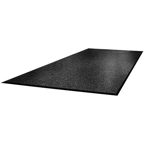 MyBoxSupply 3 x 6' Charcoal Superior Vinyl Carpet Mat, 1 Each