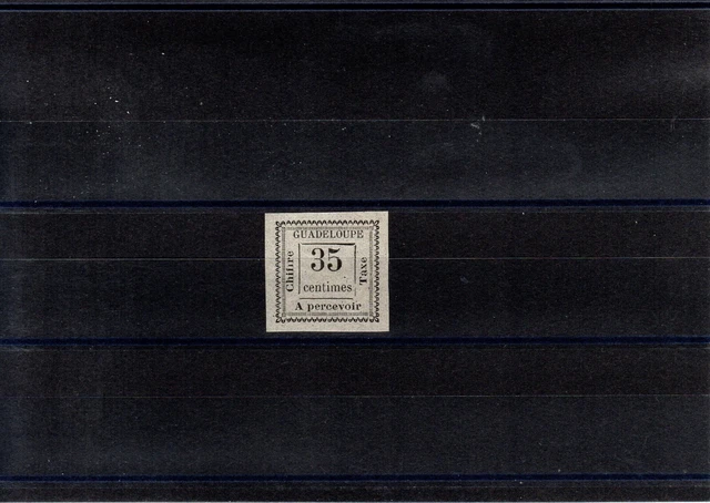 Timbre Guadeloupe France Colonie 1884 Taxe N°11 Neuf* Mh