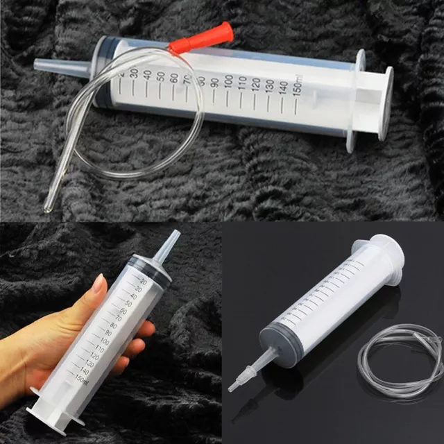 Large Plastic Syringe Measuring Nutrient Sterile Reusable Kitchen Tool  232❀